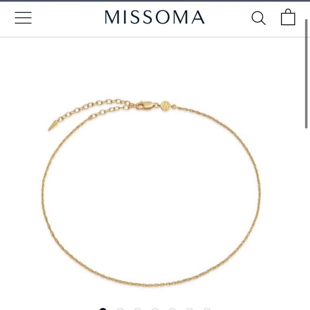Missoma Gold twisted chain choker